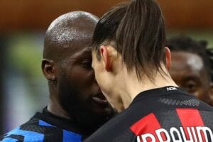 Romelu Lukaku and Zlatan Ibrahimovic