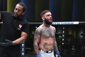 Cody Garbrandt and Herb Dean