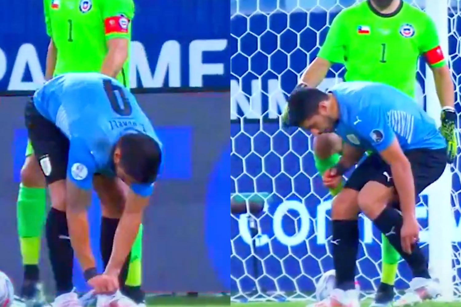 Suarez vs Chile