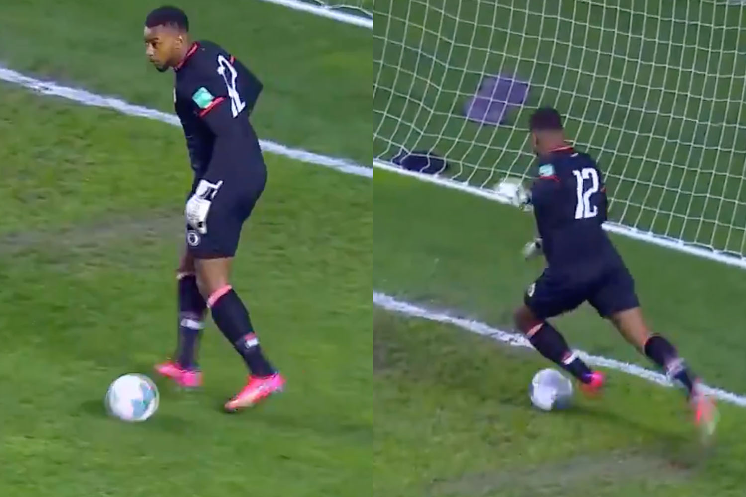 Haiti own goal