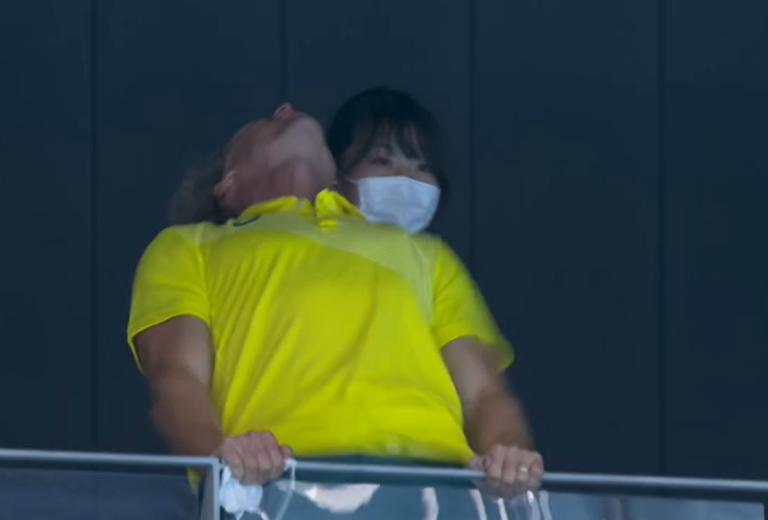 Australian swimming celebration