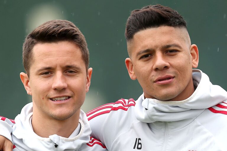 Ander Herrera and Marcos Rojo