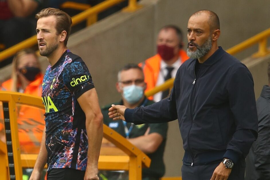 Harry Kane and Nuno Espirito Santo