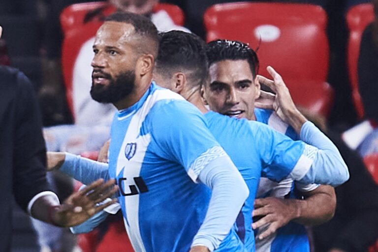 Bebe and Radamel Falcao