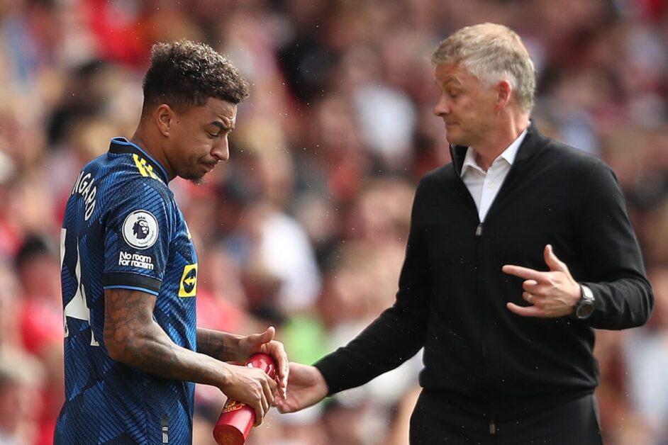 Jesse Lingard and Ole Gunnar Solskjaer