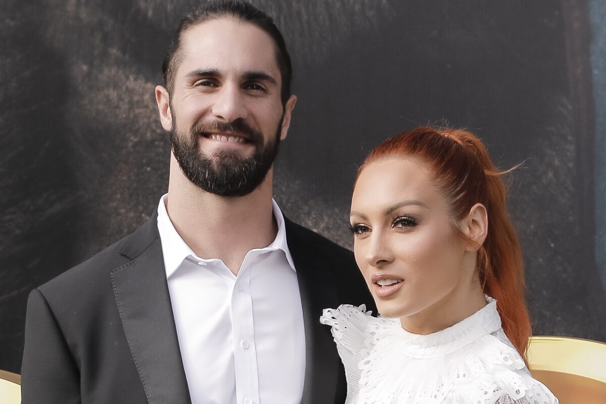 Seth Rollins and Becky Lynch