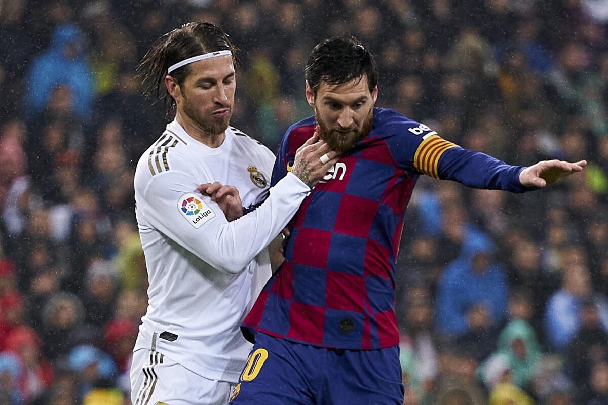 Sergio Ramos and Lionel Messi