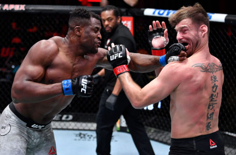 Ngannou and Miocic had one of the best UFC rematches in recent history