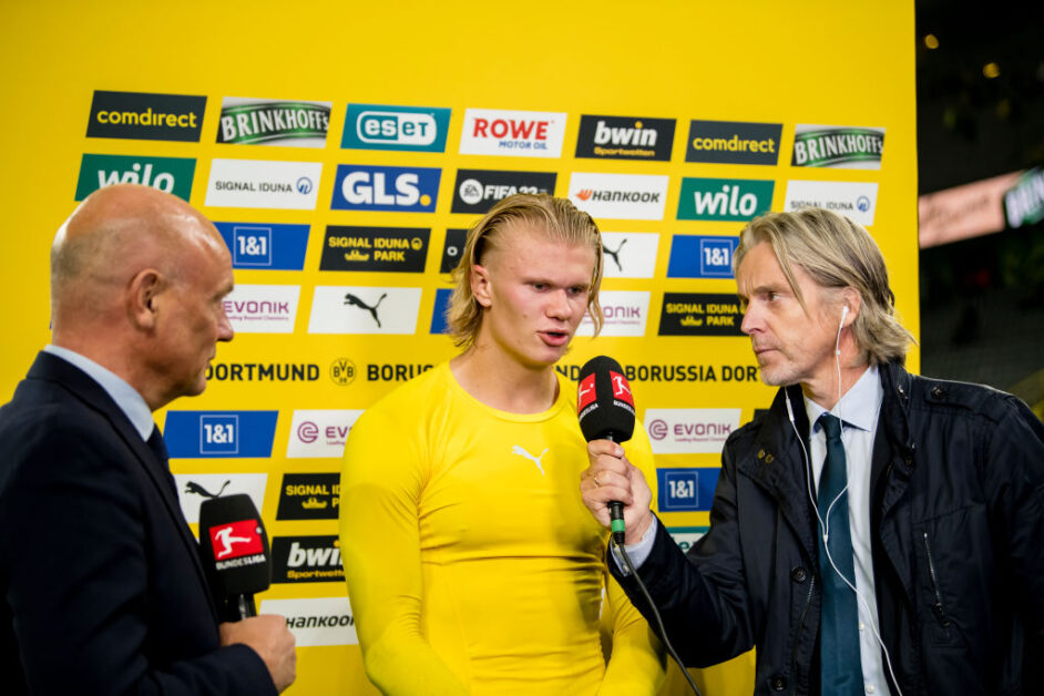 Erling Haaland transfer talks have gained traction