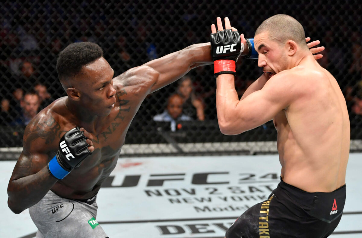 UFC 243: Whittaker v Adesanya