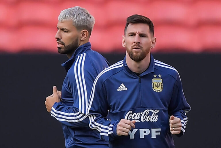 Sergio Aguero Lionel Messi