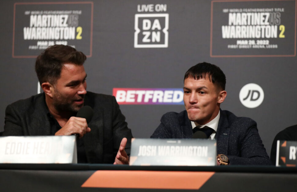 Eddie Hearn Josh Warrington