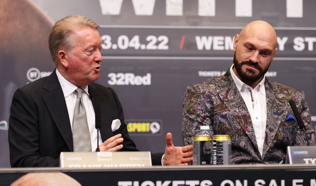 Frank Warren and Tyson Fury